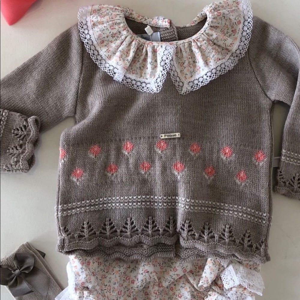 Foque knit sweater with bloomer